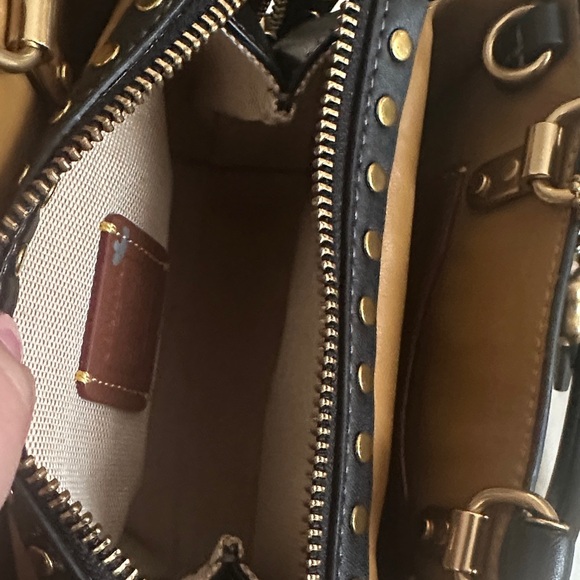 NWT Coach Black Rogue 17 Mini Bag with Gold Accents - Picture 13 of 15